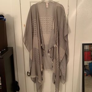 Free People Tassel Kimono